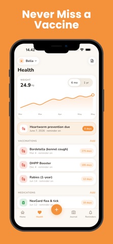 Pet Care Tracker: Pawlog Screenshot 2 of 8