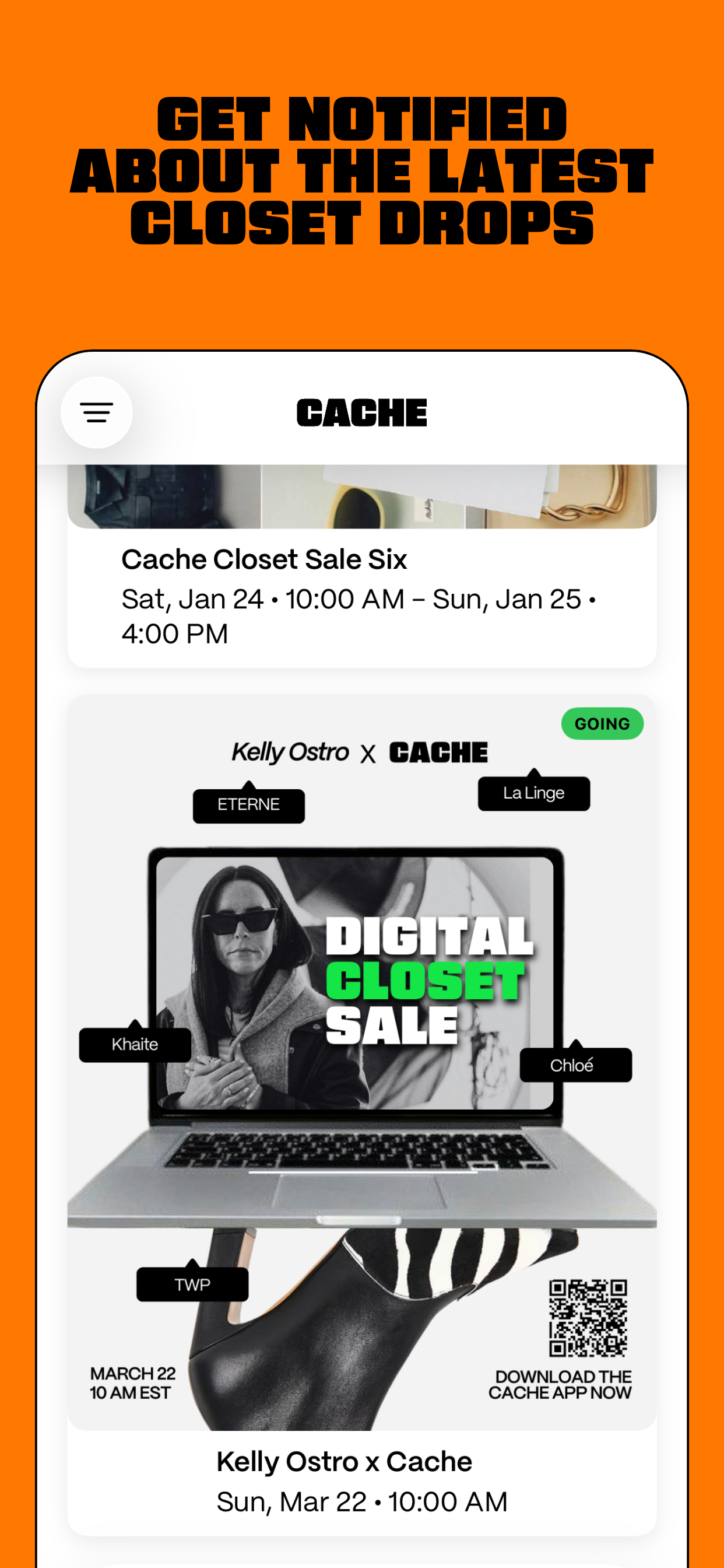 Cache: Influencer Resale