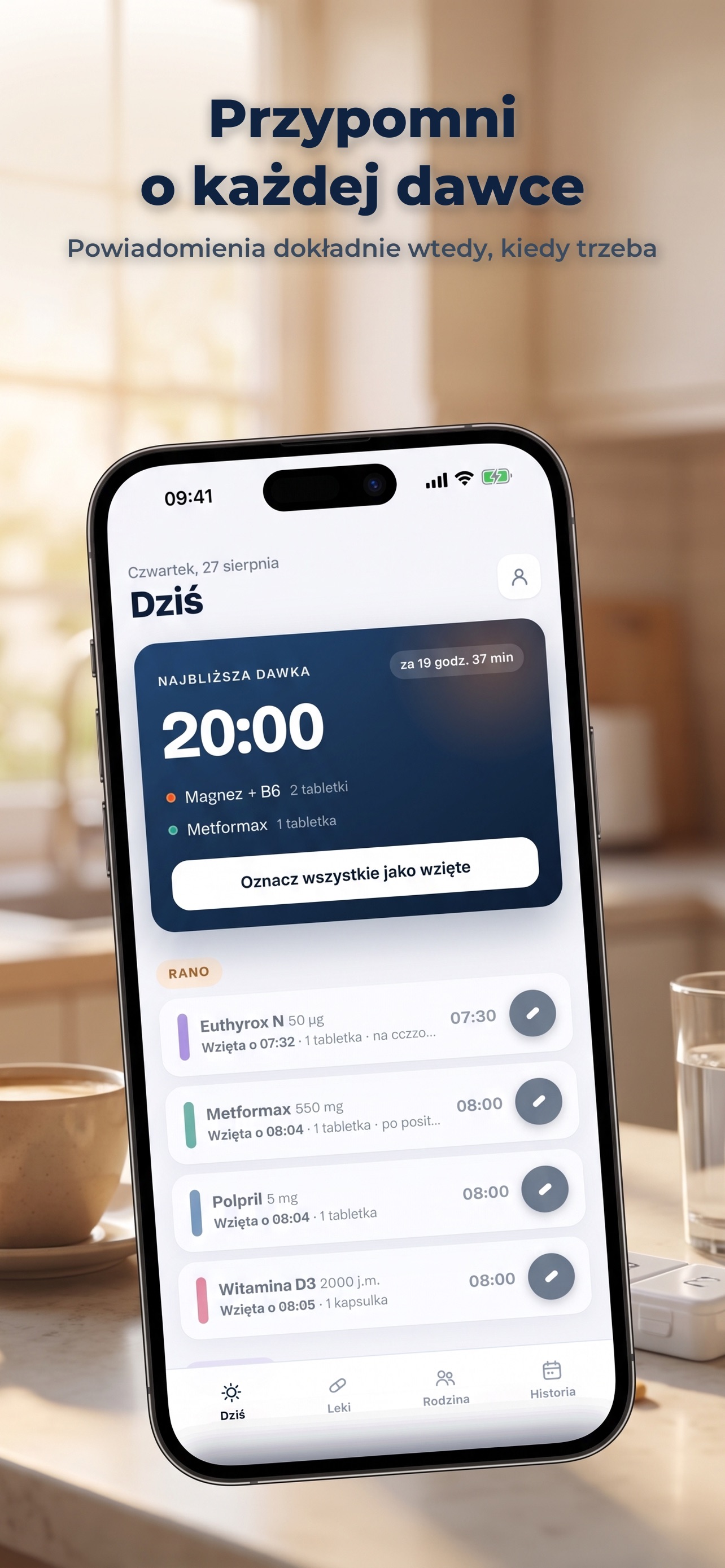 Screenshot 1 of APPteczka: leki i dawki