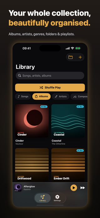Vivace: Lossless FLAC Player Screenshot 2 of 6