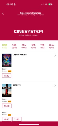 CSY - Cinesystem Cinemas Screenshot 4 of 6