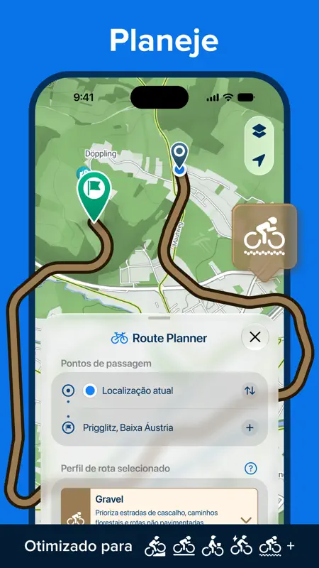 Bikemap: Percurso de bicicleta screenshot 3 of 8