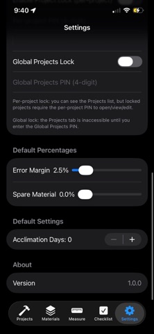 Floor Measure & Quote iPhone screenshot