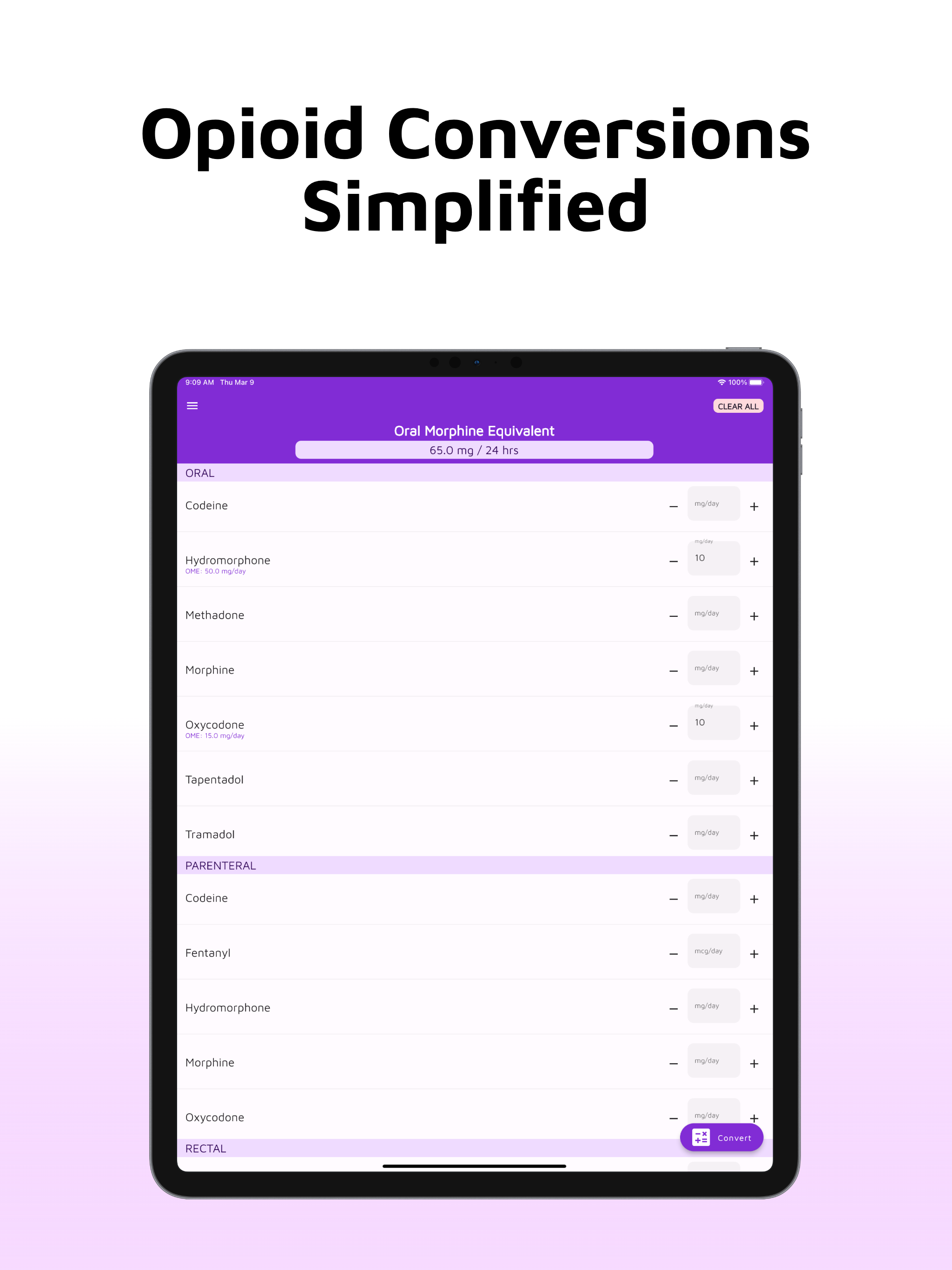 Opioid Conversion Calculator screenshot 6