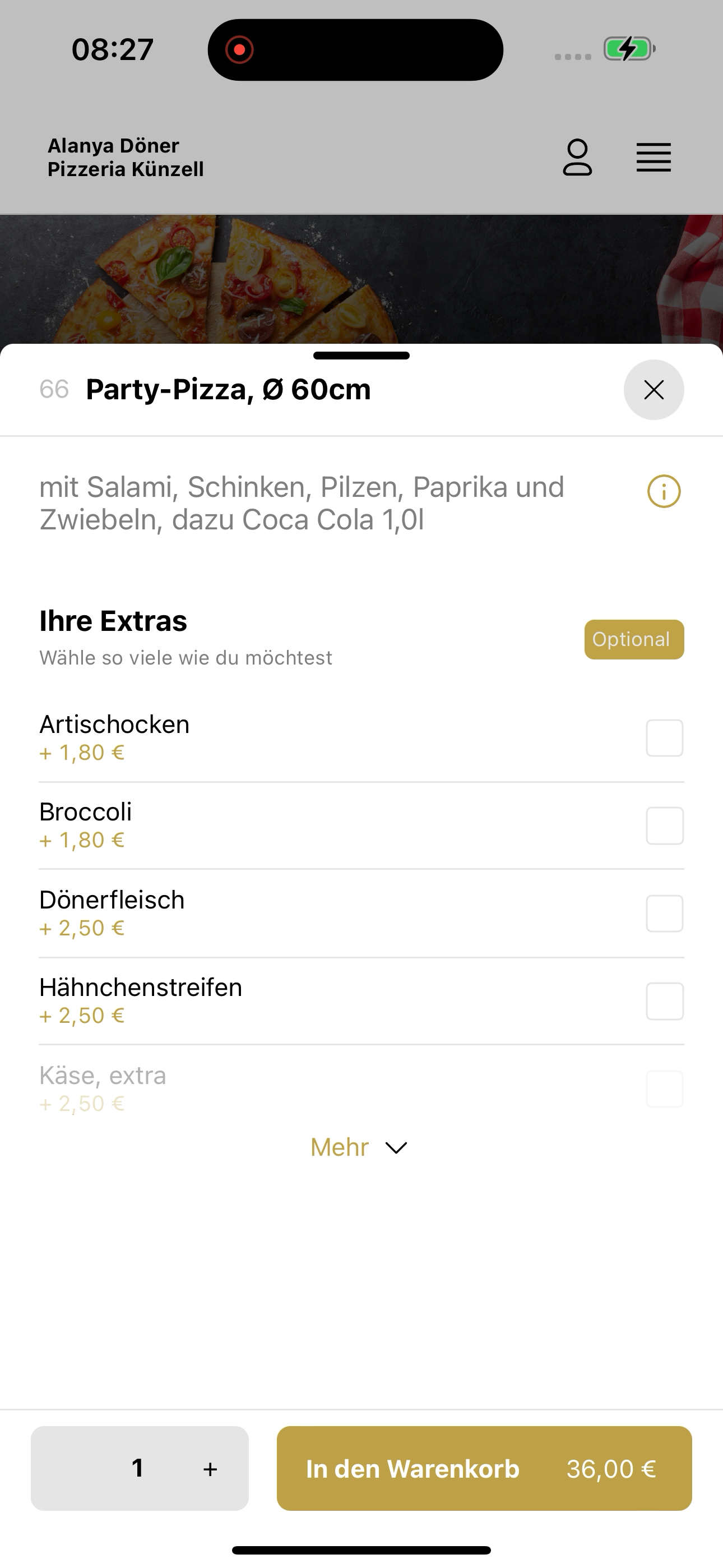 Alanya Döner Pizzeria Künzell screenshot 4