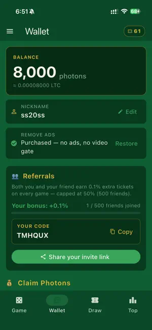 Photon Poker - Go LTC screenshot 3