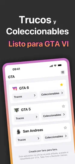 Captura de pantalla de Trucos Y Objetos Para GTA 6 en iPhone 1