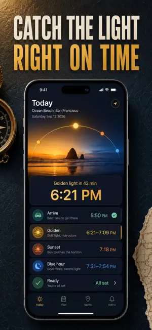 Golden Hour & Sunset Times screenshot 1