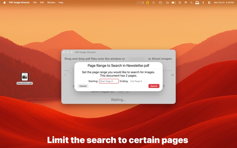 PDF Image Xtractor screenshot