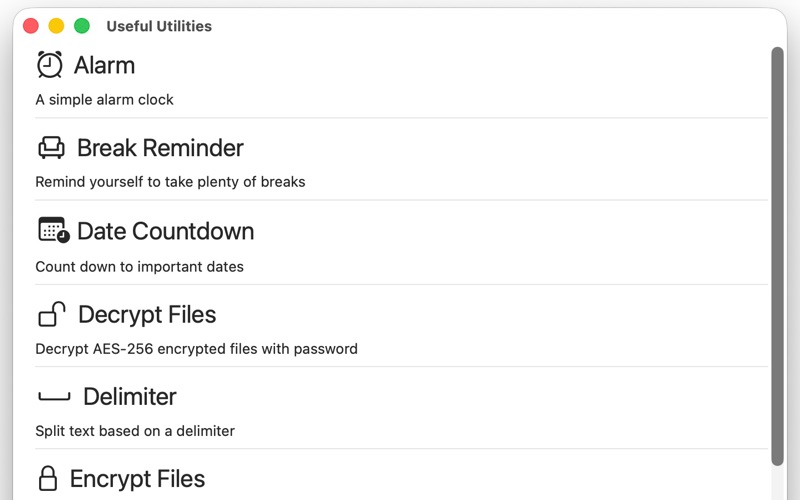 App screenshot