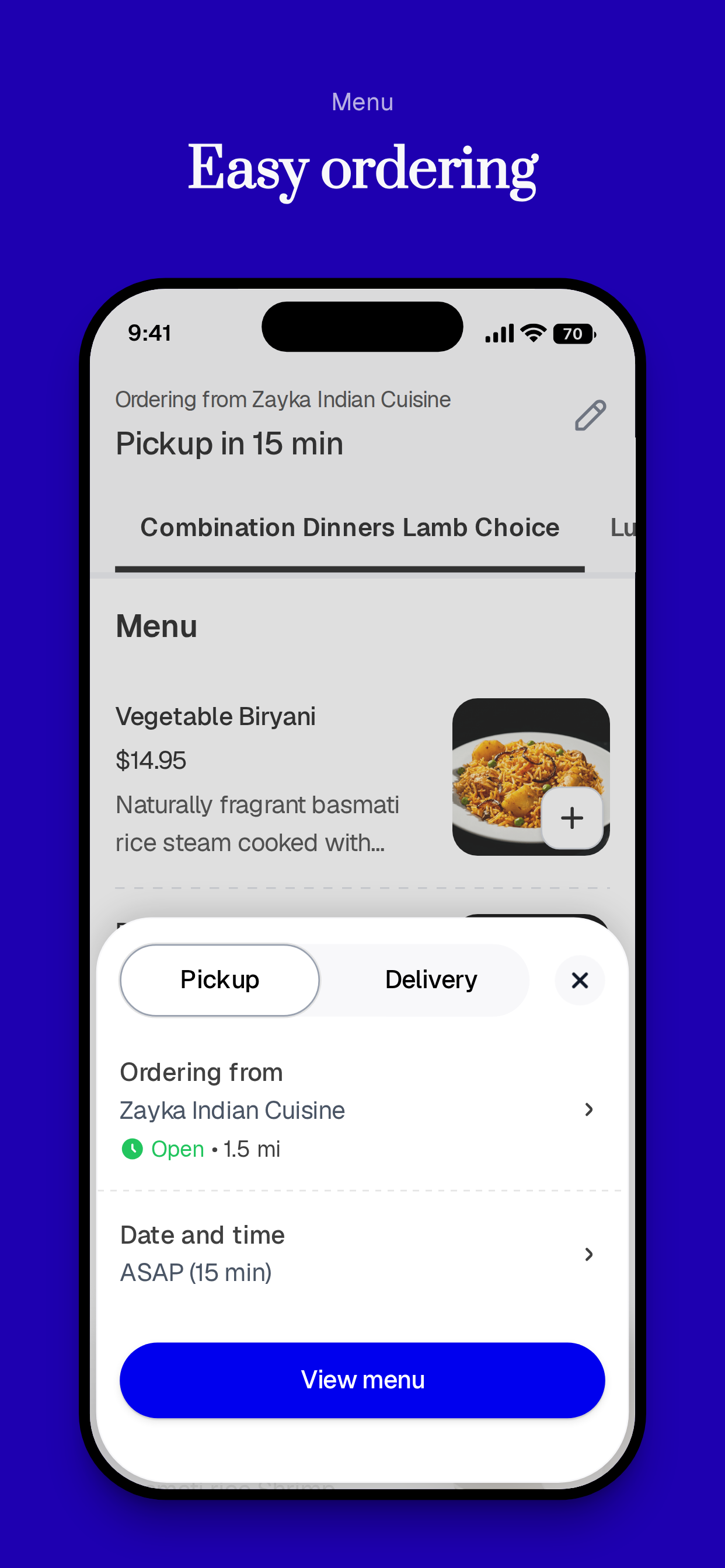 Zayka Indian Cuisine screenshot 3