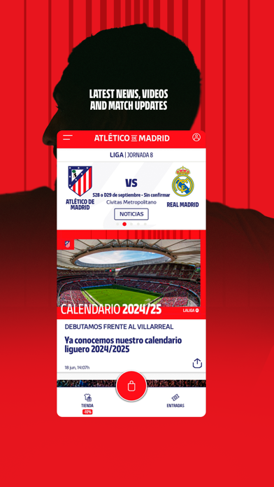 Atlético de Madrid Screenshot