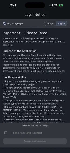 Doawise Coating Insp. Guide screenshot 1
