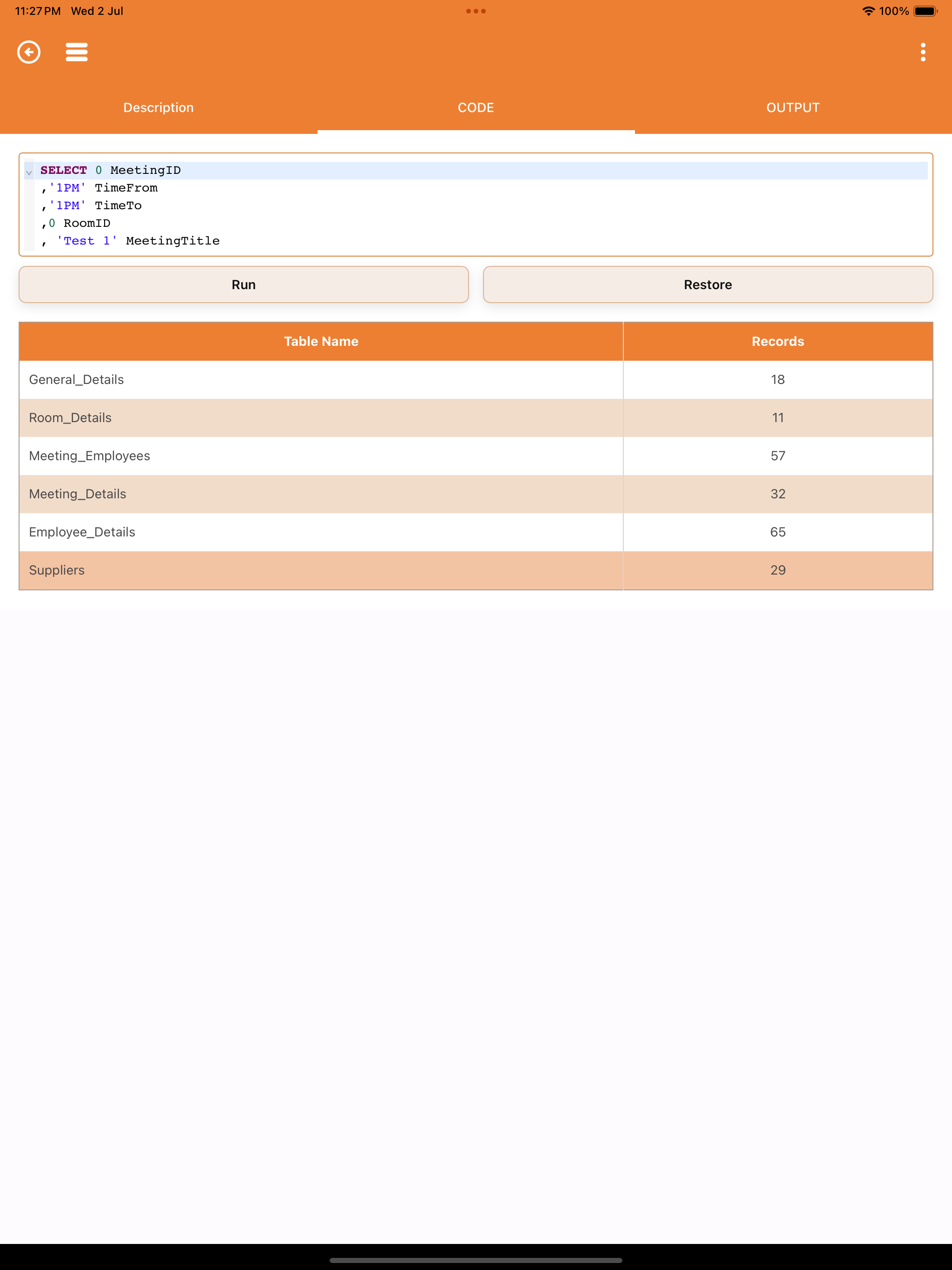 SQL Code Play