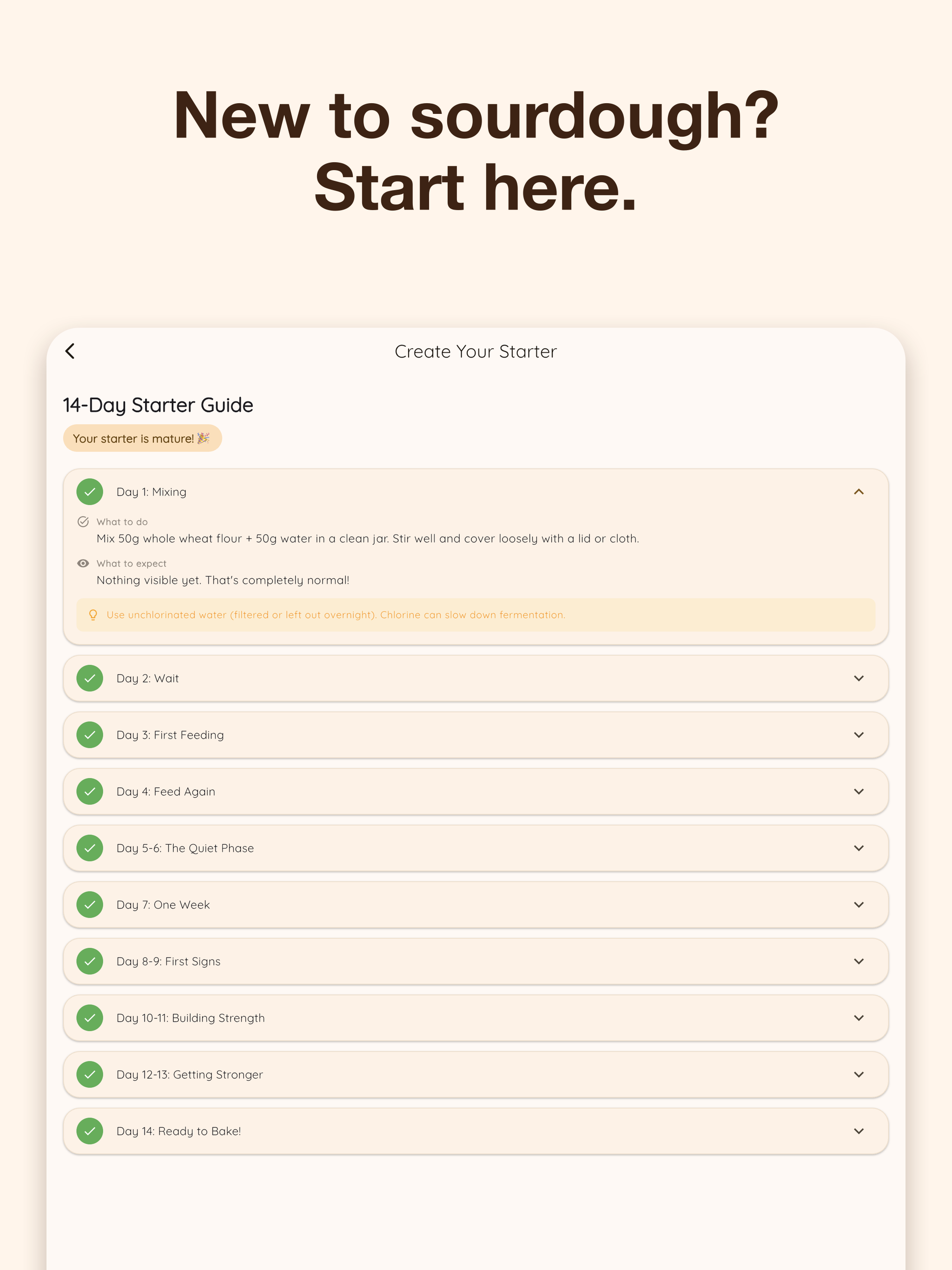 Sourdough Starter Tracker screenshot 11