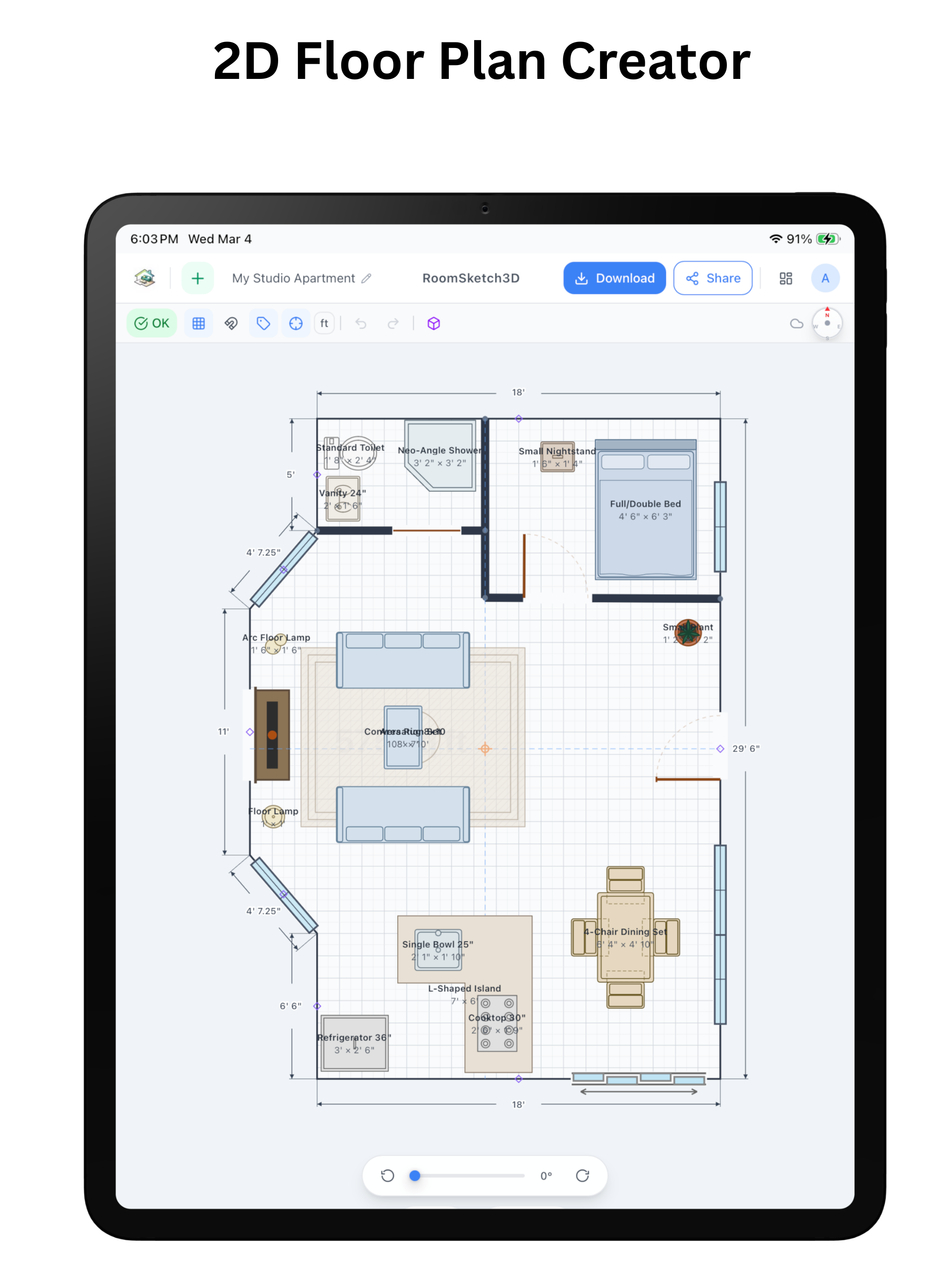 RoomSketch3D Floor Plan Maker screenshot 12