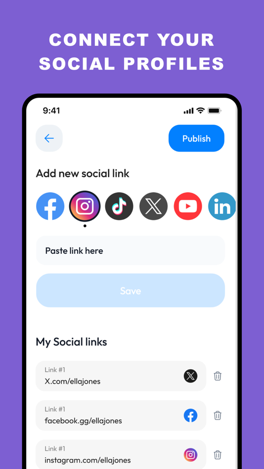 #7. Cusp.link in bio maker (iOS) By: Oktein Media Ltd