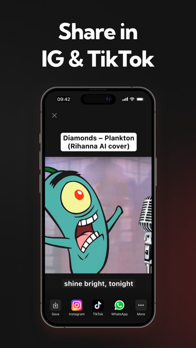 Coveroke – AI singing voice Screenshot