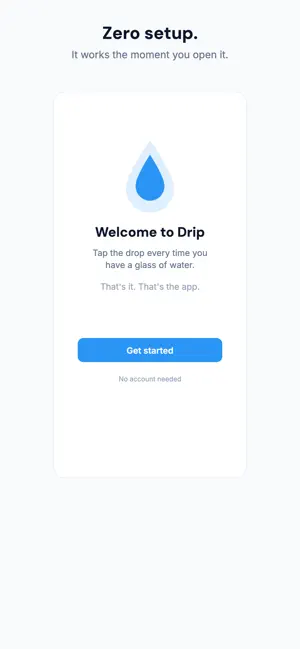 Drip — Water Tracker screenshot 1
