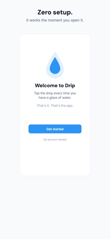 Drip — Water Tracker Screenshot 1 of 4