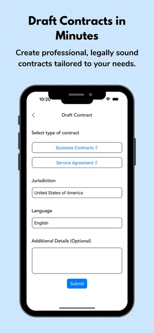 Contract Maker - Legal AI Help screenshot 2