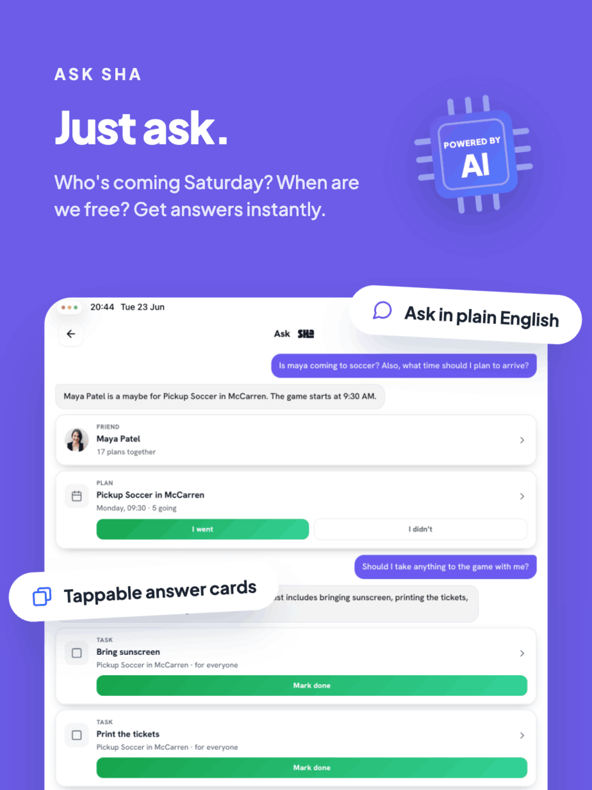 Sha: Make Plans with Friends screenshot 19