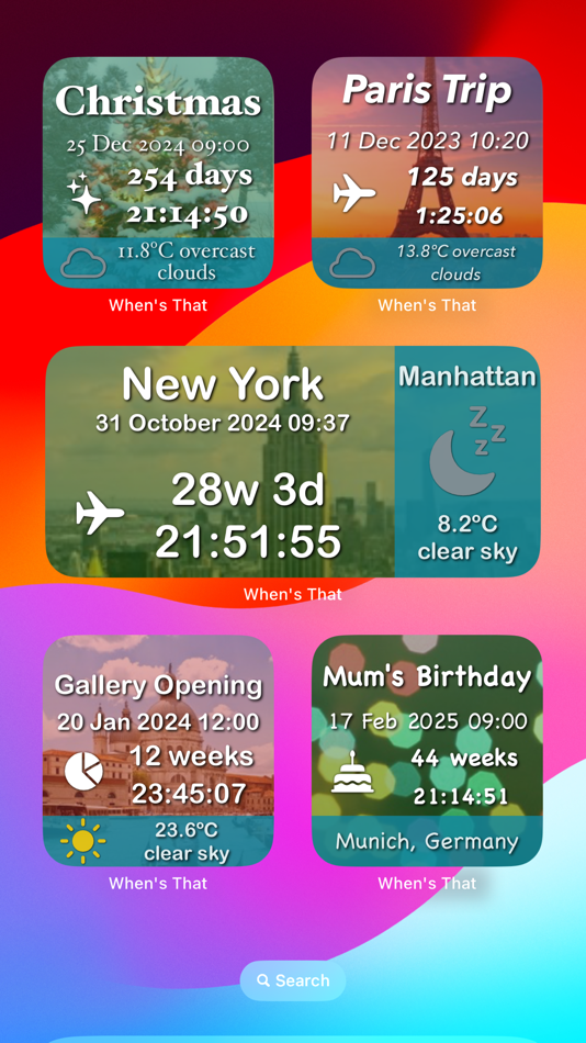 #5. When's That (iOS) โดย: Chris Haynes