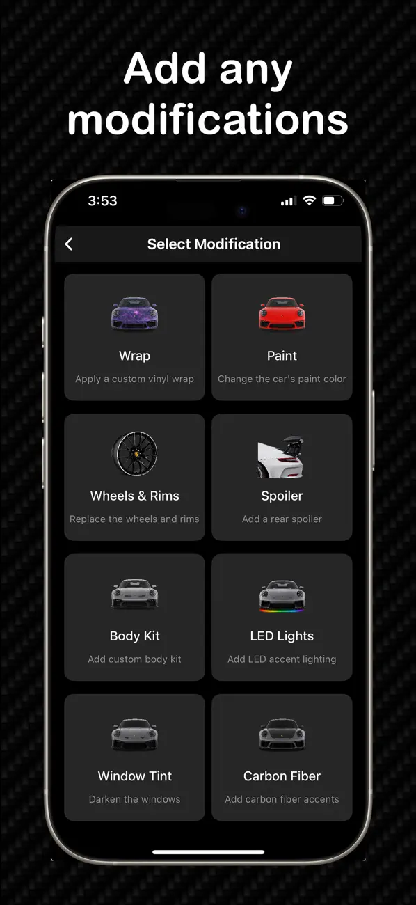 #3. AutoLab - Customize Your Car (iOS) di: TalkUp LLC