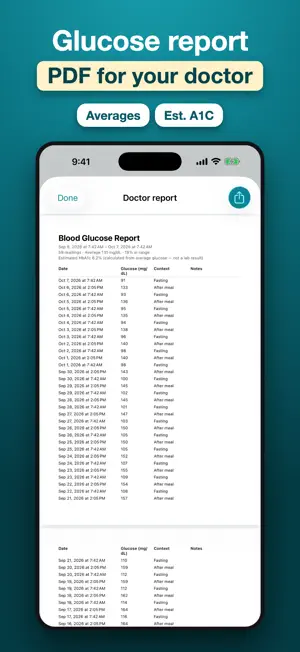 GlucoDiario: Glucose Diary screenshot 4