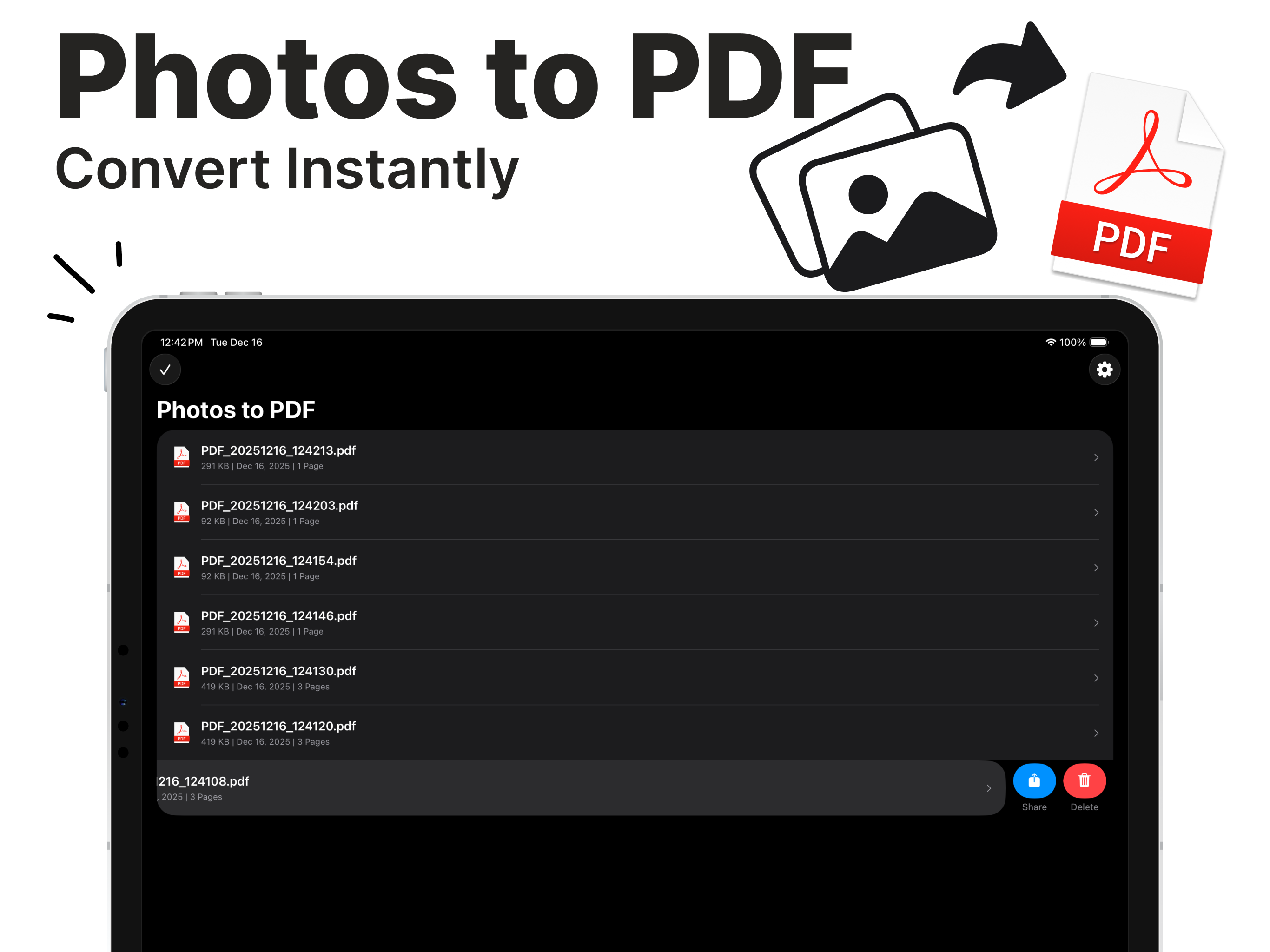 Photo To PDF: Easy Converter screenshot 4