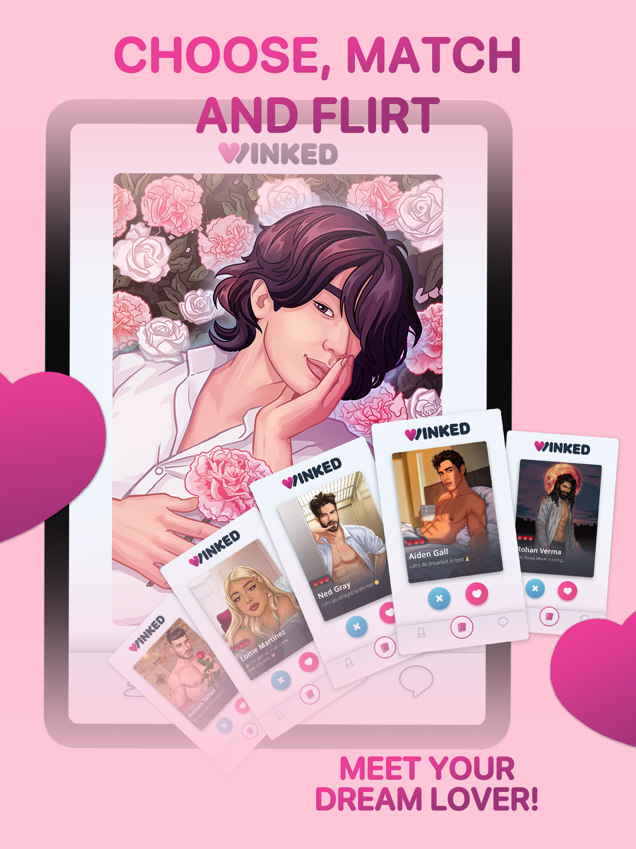 Winked: Choose, Flirt, Love