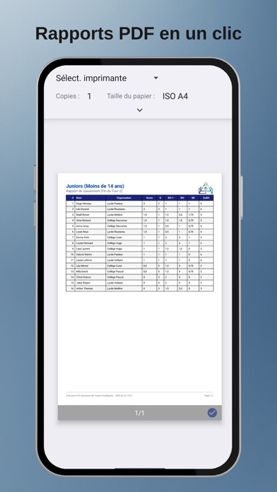 Screenshot #2 pour ATA: Assistant de Tournoi AI