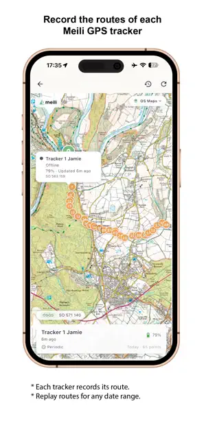 Meili GPS screenshot 2