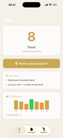 Aspen Posture Coach Screenshot 1 of 3