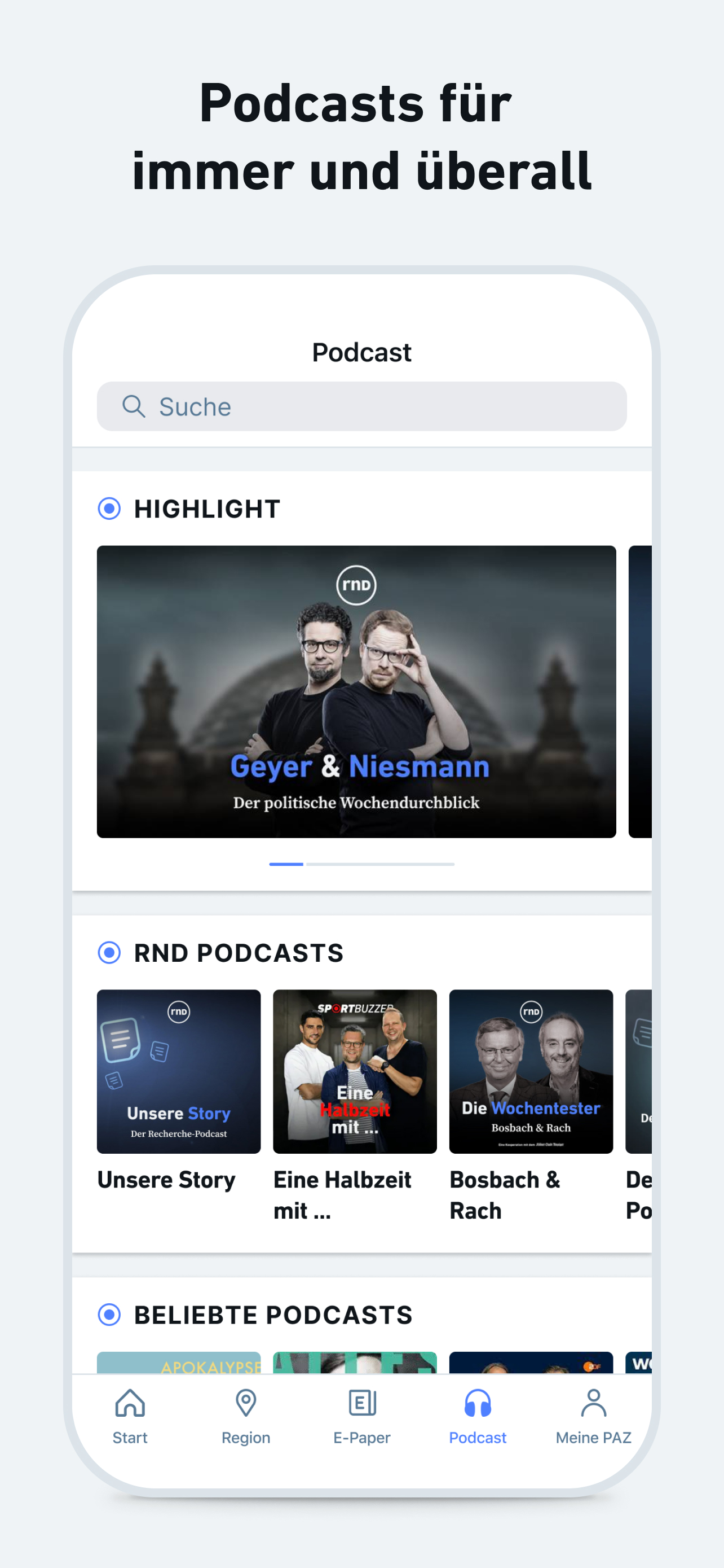 PAZ - Nachrichten und Podcast screenshot 8