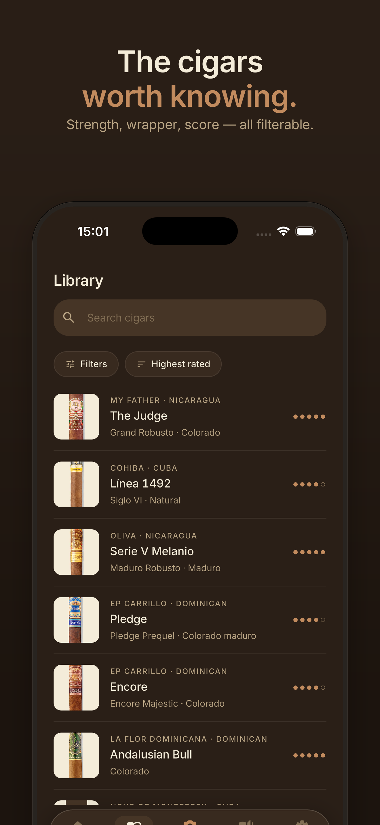 Vitola: Cigar Finder screenshot 4