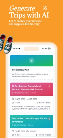 Odyssey: AI Trip Planner Screenshot 2 of 4