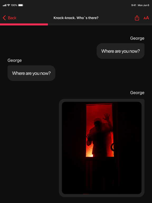 Horror Games & Chat Stories iPad screenshot 4 - Entertainment app