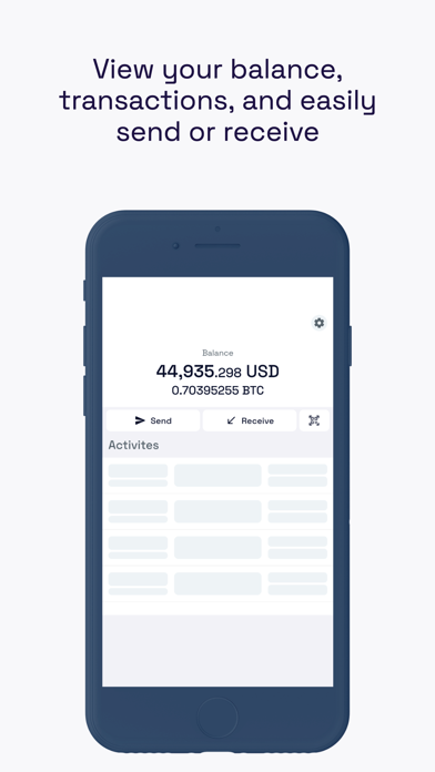 Nyun: Bitcoin Wallet Screenshot