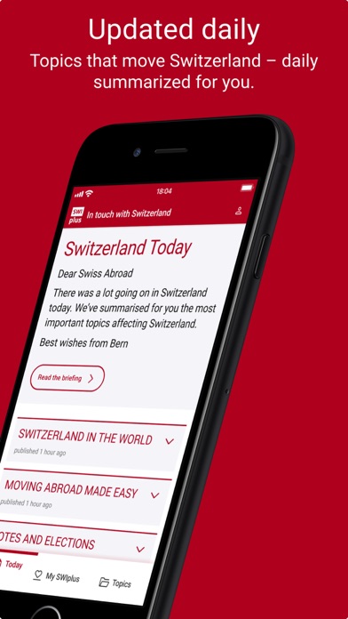Screenshot 2 of SWIplus from Swissinfo App