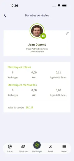 Captura de pantalla de E-charge50 Réseau De Recharge en iPhone 3