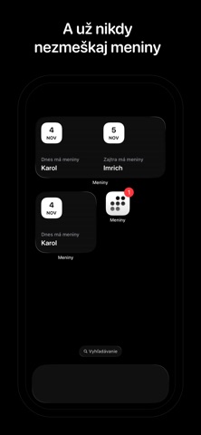Meniny – Slovenský Kalendár screenshot