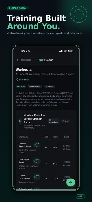 Apex Coach Fitness screenshot 4