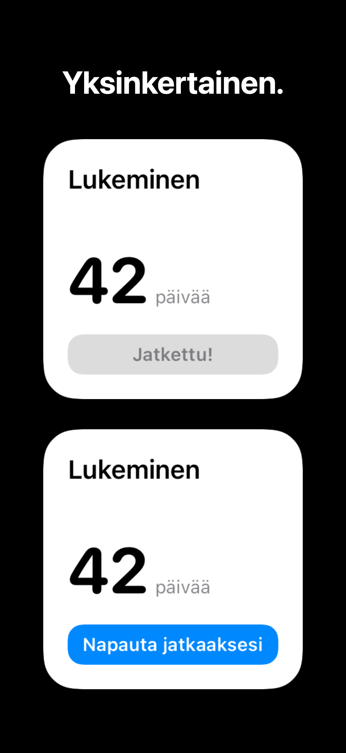 KeepGoing - Habit Tracker iOS screenshot 3 showing app interface