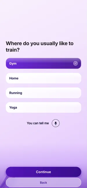 Supfit screenshot 1