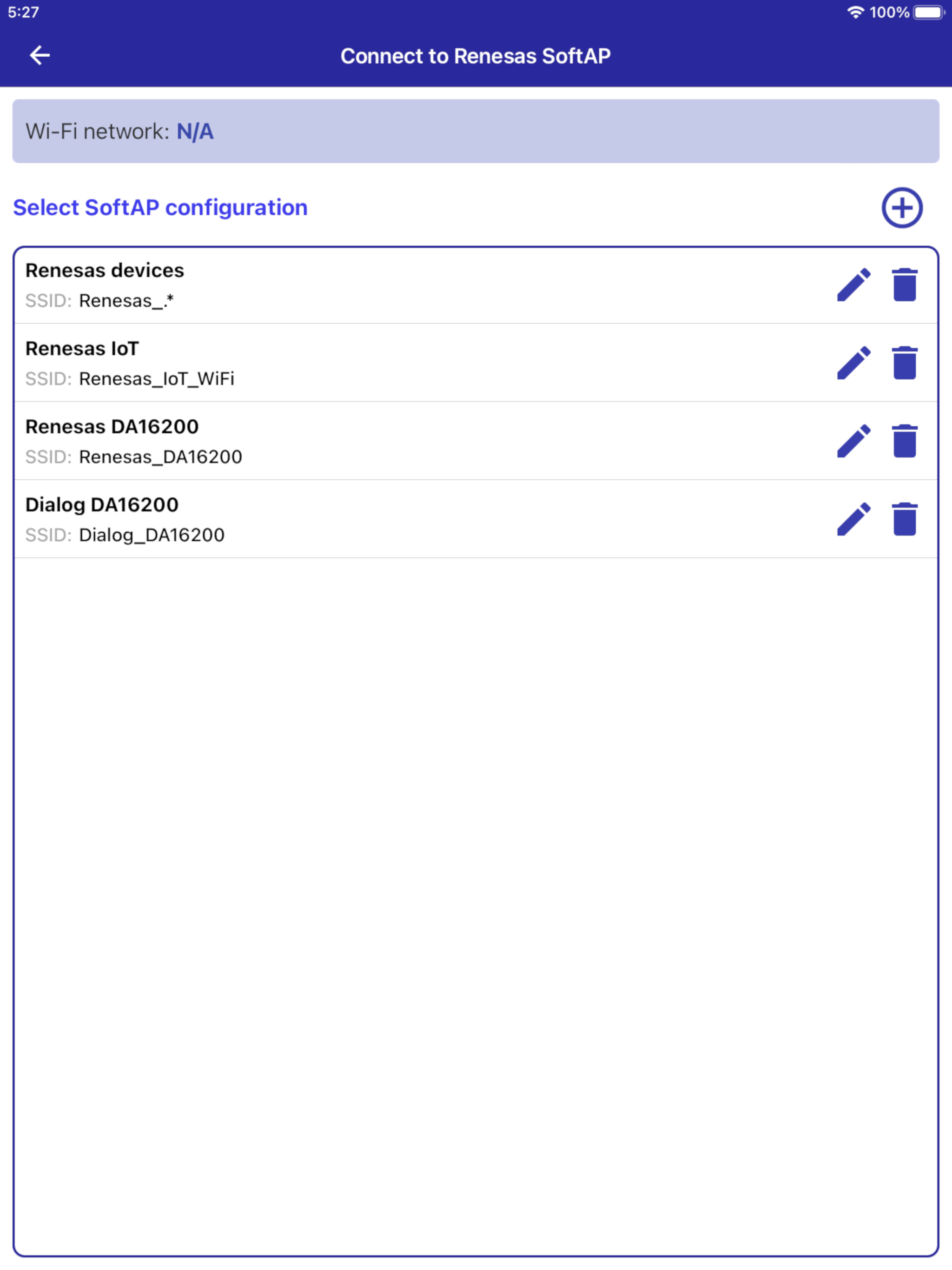Renesas WiFiProvisioning