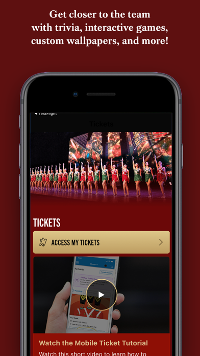 Rockettes App iPhone screenshot 4 - Entertainment app