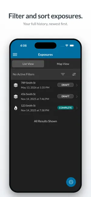 IPSDI Exposure Tracker screenshot 2
