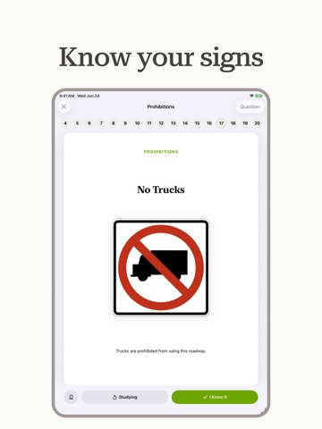 CDL Practice Test iPad screenshot