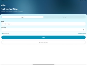 Qissatec قصتك iPad screenshot